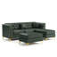 Canapé Chesterfield 81,5 po Mid-Century-133286209
