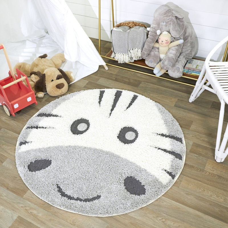 Tapis gris à poils longs Ohlone