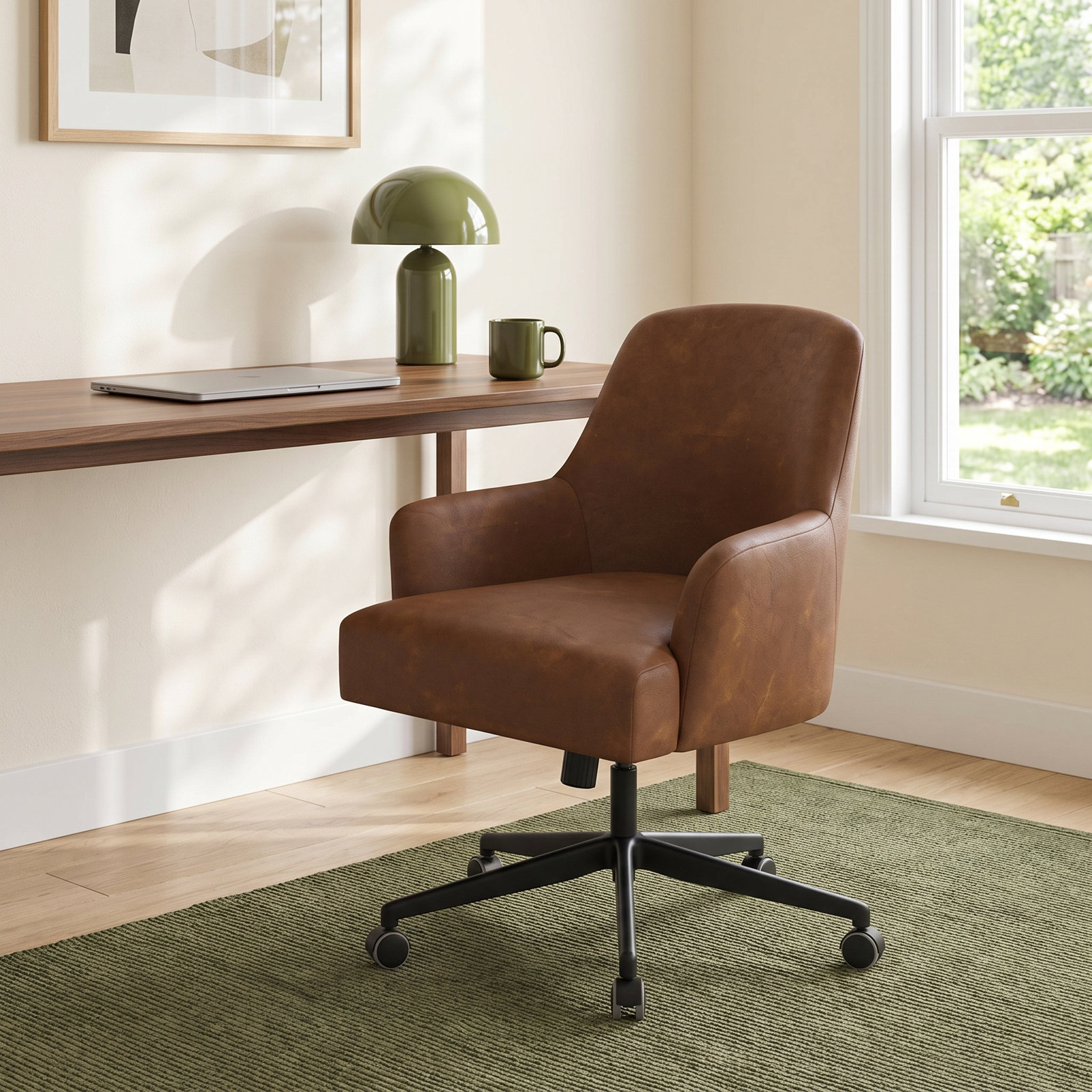 Acosta Task Office Chair, Brown