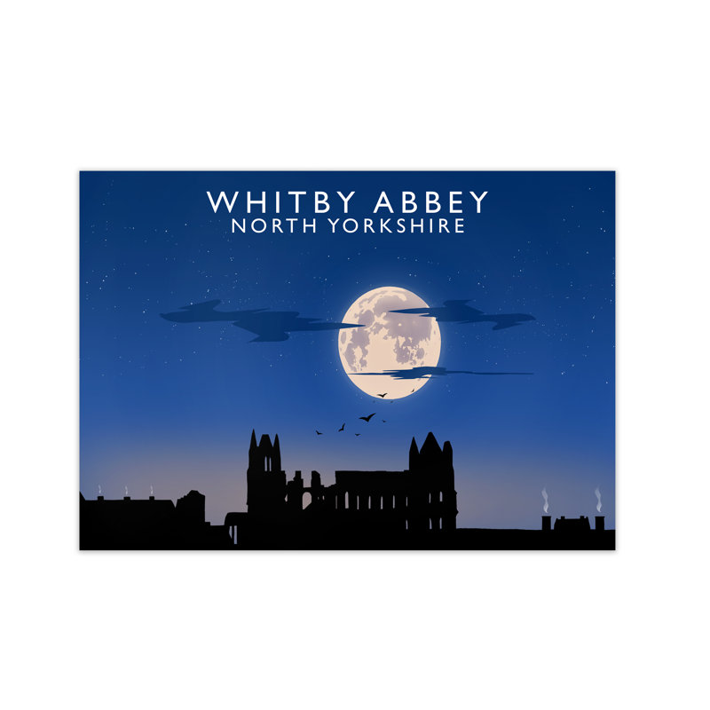 Whitby Abbey by Richard O'Neill - Print, 297 cm H x 42 cm W