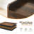 Bedside Table With Charging Station, Storage Shelf, 1 Drawer And Metal Frame