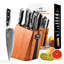 Nanfang Brothers Damascus Steel Knife Block Set