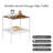 2-piece Modern End Tables Rectangle Side Table with Tempered Glass Top & MDF Storage Shelf, Living Room Accent Tables-1889556390-1889556399
