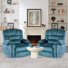 40.9'' Width Soft Velvet Fabric Living Room Recliner Chair(Set Of 2)