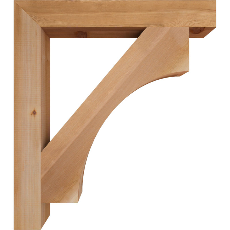 Support Westlake Block, Cèdre rouge de l'Ouest (lisse), H 34 po x l 3,5 po x P 30 po