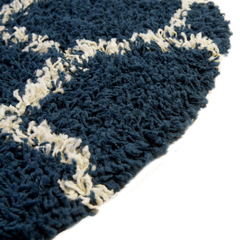 Geometric Indoor Rug, Round 6'