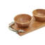 Alpen Home Carwyn Wood Divided Serving Dish