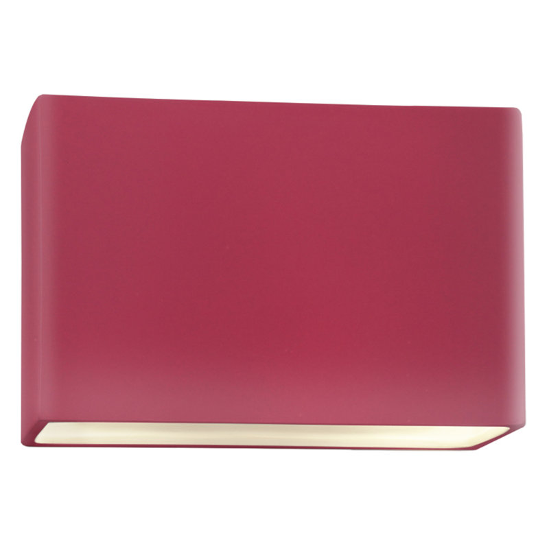 Applique murale encastrée 1 lumière à intensité variable Durso, Cerise, DEL, H 6 po x l 10 po x P 4 po
