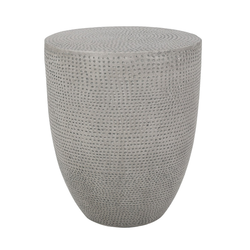 Outdoor LightWeight Concrete Side Table