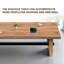 Bureau en bois massif de style industriel avec fauteuil ergonomique réglable noir, bureau de direction Modern Home
