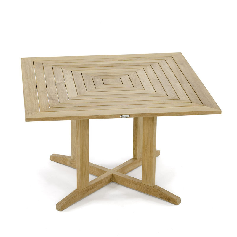 Westminster Teak Square Teak Outdoor Dining Table , 48'' in. W 48'' in. D