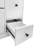 ONTREND Versatile Tipping Bucket Shoe Cabinet With 3 Flip Drawers, Maximum Storage Entryway Organizer With Drawer, Free Standing Shoe Rack With Pulldown Seat For Hallway, White
