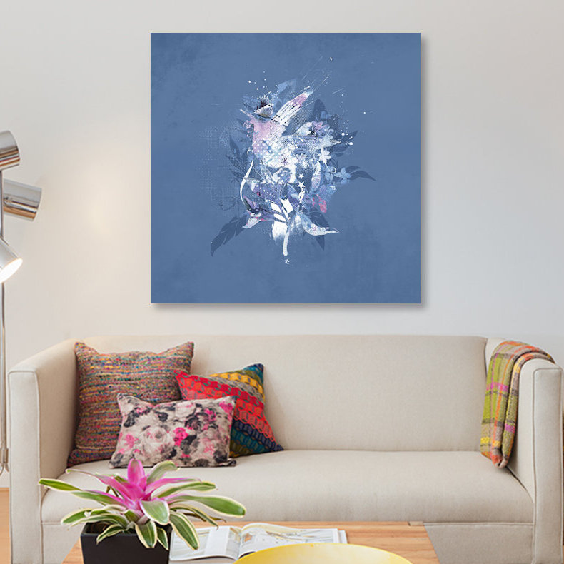 «Take Wing», impression sur toile, H 12 po x l 12 po x P 1,5 po, Pas de tapis, Toile tendue