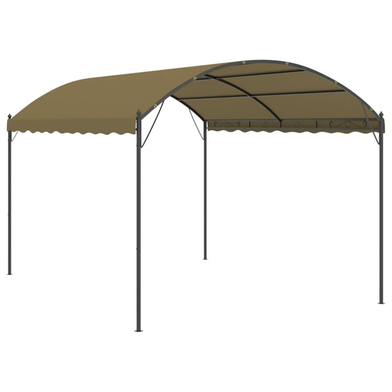 Abri de soleil pour pavillon de jardin VidaXL, Taupe