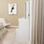 Meuble-lavabo à DEL haute capacité de conception moderne compacte et peu encombrante