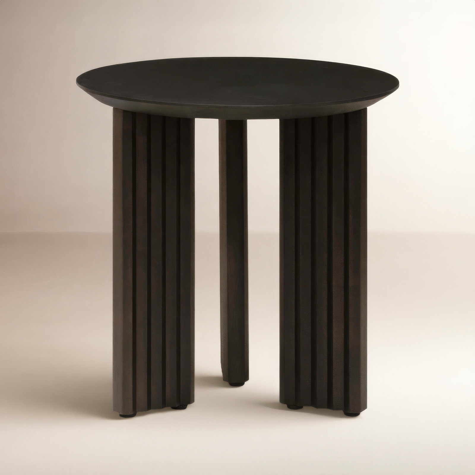 Edianna 18" Mango End Table, Black