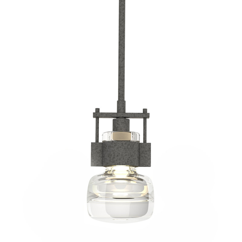 Cuff 1 - Light Single Globe Pendant, Large, Natural Iron