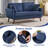 65" Corduroy Loveseat With 2 Free Matching Pillows-114212895