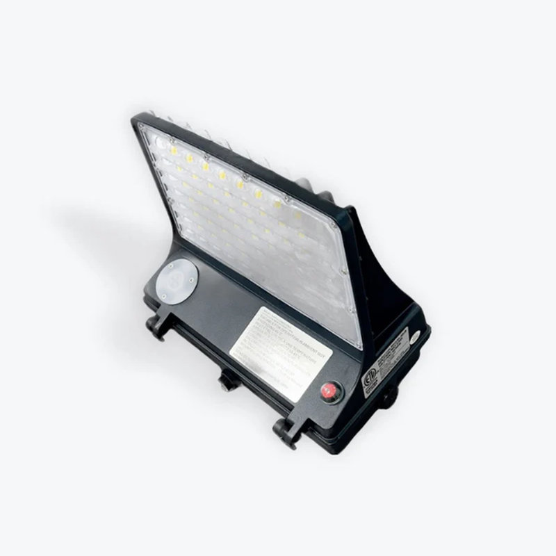 Ensemble de lampes murales à DEL E2 L2 5 000 K | Batterie de secours d'urgence | Détecteur de mouvement | Photocellule du crépuscule à l'aube | Ciel sombre | Noir