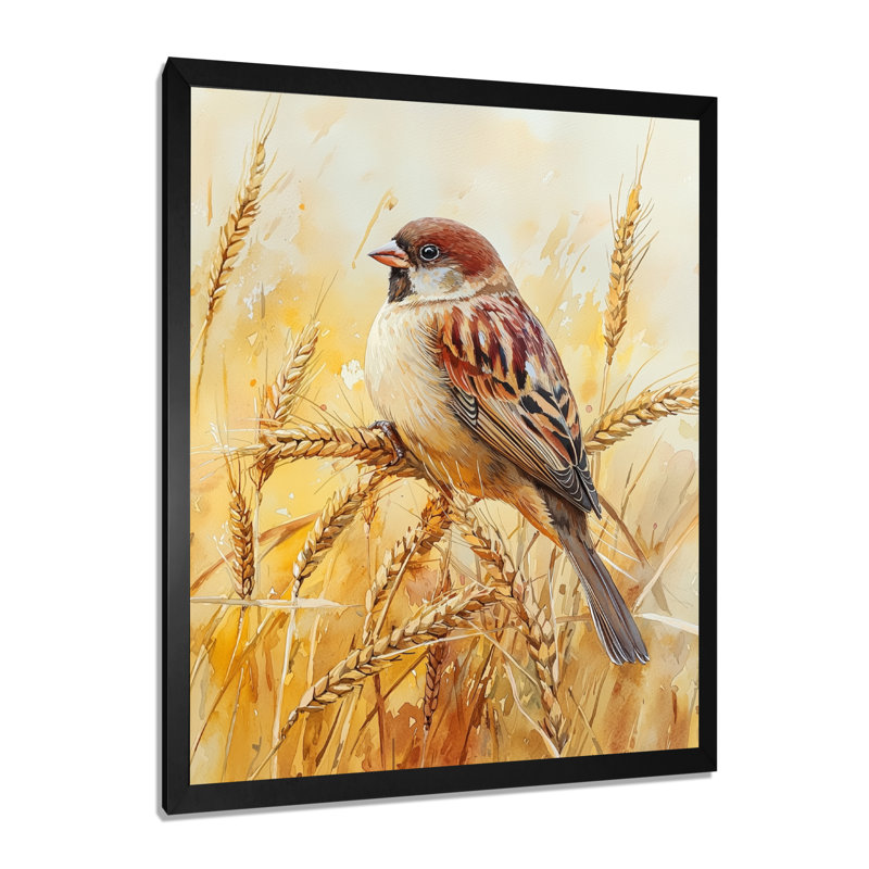 Hardin - Animals Wall Decor, Black, 20" H x 12" W, Framed Print without Mat