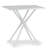 Barras Basma White Outdoor Dining 2 Seats Set