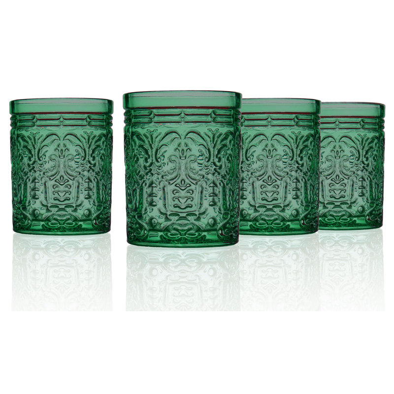 Verre à boire Jax 11 oz, Vert foncé