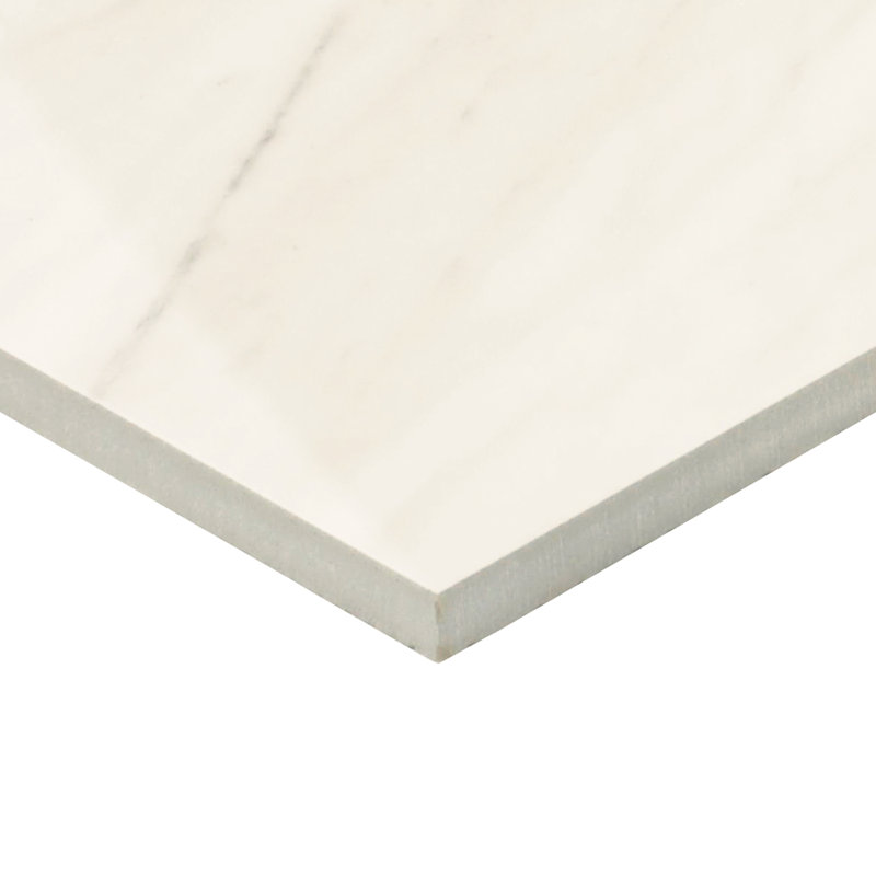 Daltile Perpetuo 12" x 24" Polished Porcelain Floor Tile (9 PCS Per Carton) (17.01 SQFT Per Carton), Timeless White