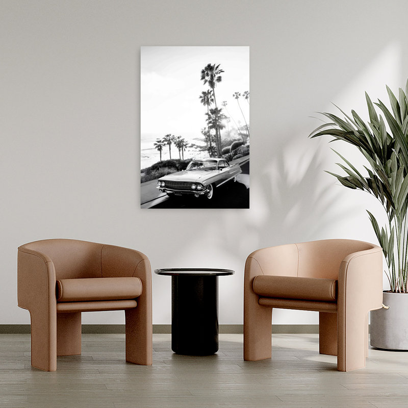 Art mural contemporain Malibu, H 36 po x l 24 po