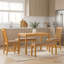 Oak Solid Wood Dining Set-266876555-266876544-266876572-266876550-266876547