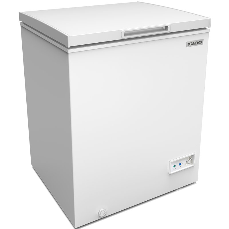 Igloo 5 cu. ft. Chest Freezer, White