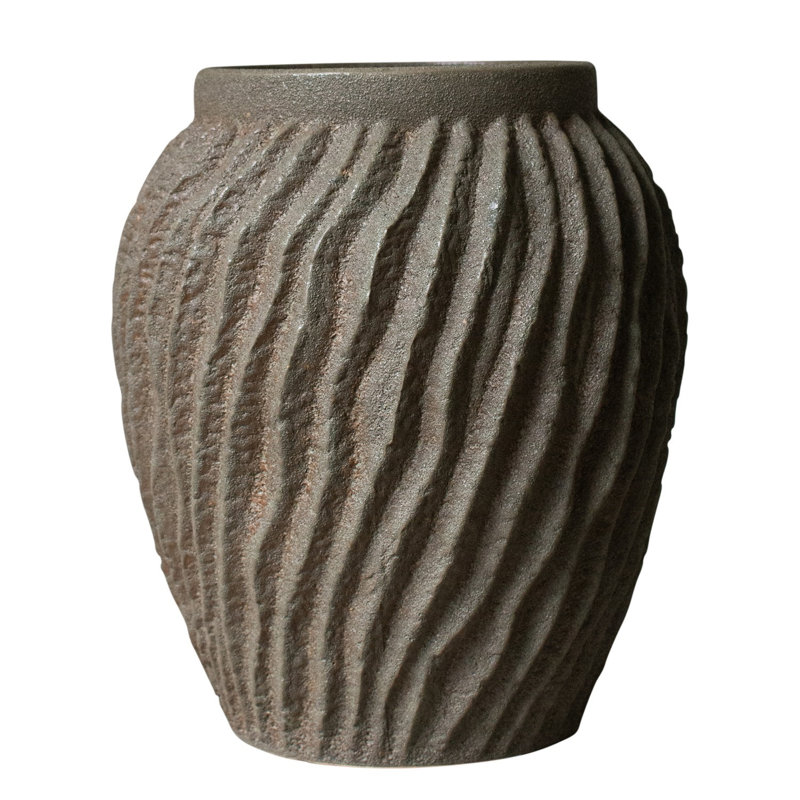 Ceramic Table Vase, 11.42" H x 6.69" W x 6.69" D