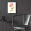 «Garden Poppy On White» par Danhui Nai, art mural en verre acrylique