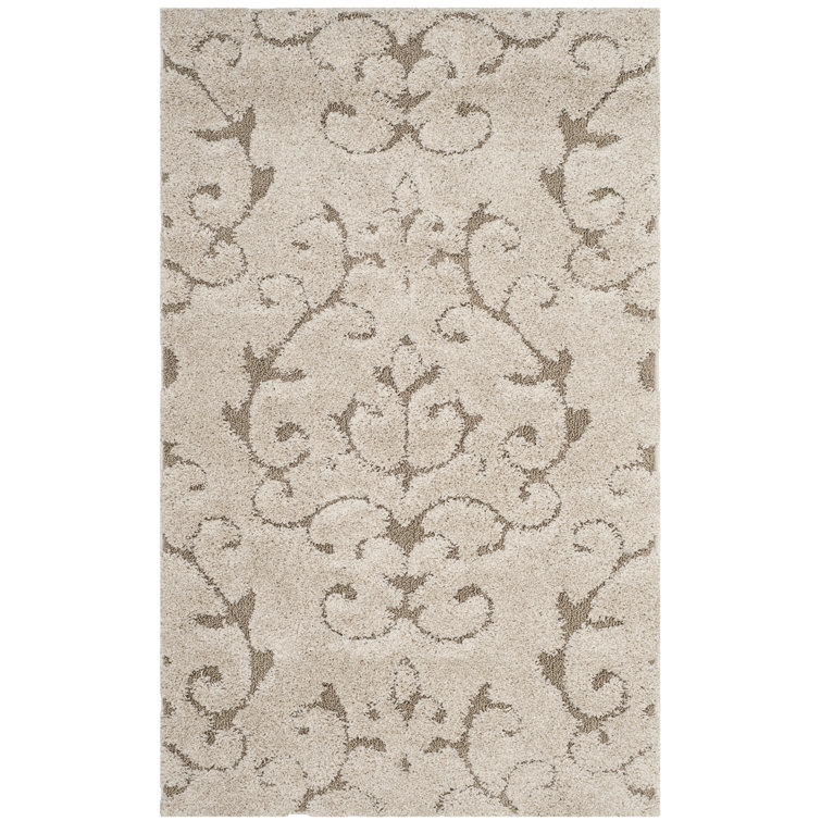 Blaris Shag Performance Damask Rug