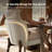 7-Piece Traditional Modern Rectangular Dining Table Set with 6 Upholstered Chairs-231013585