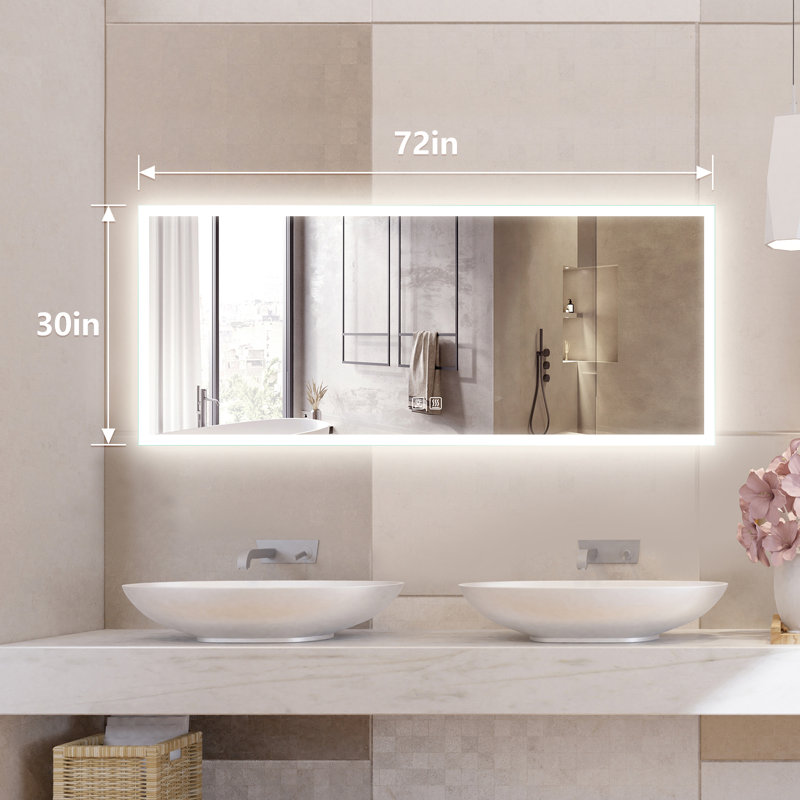 Naliyah Flat Wall Mirror, 30" x 72"