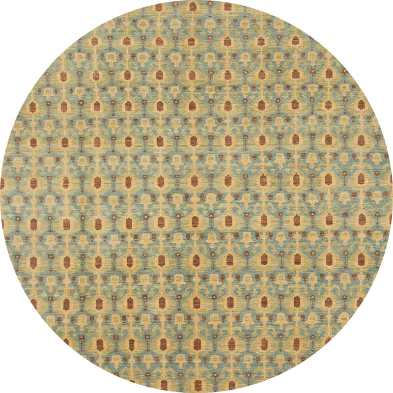 Tapis abstrait moderne 800, Rond 8 pi