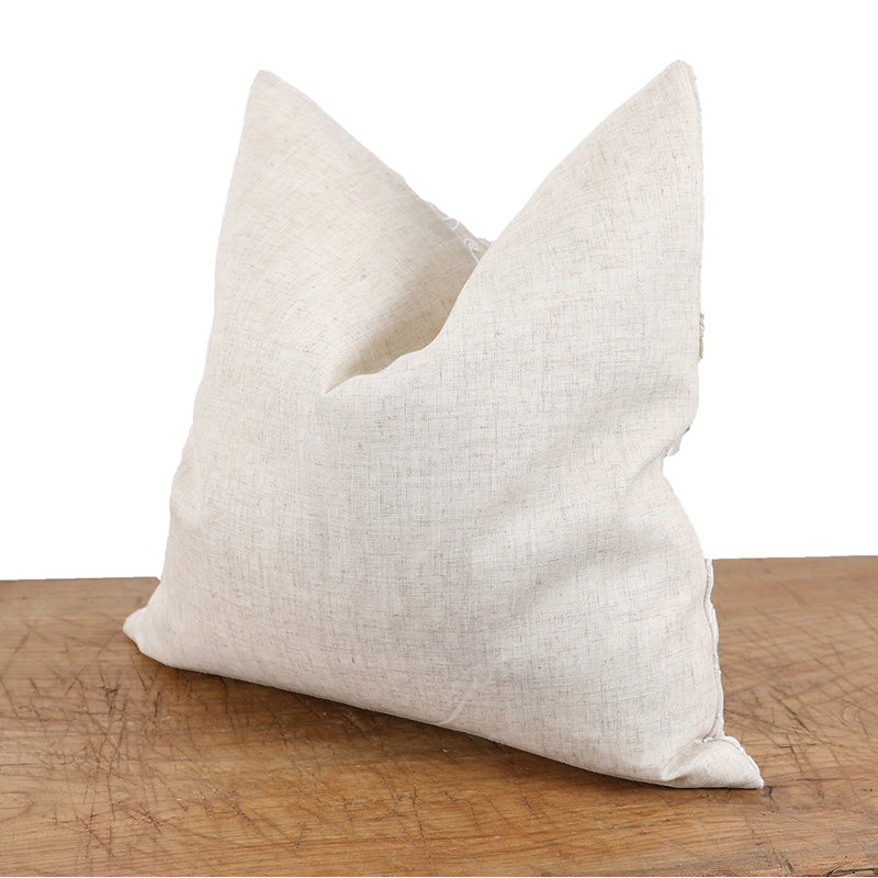  Coussin décoratif Jacquard Crewel, Naturel