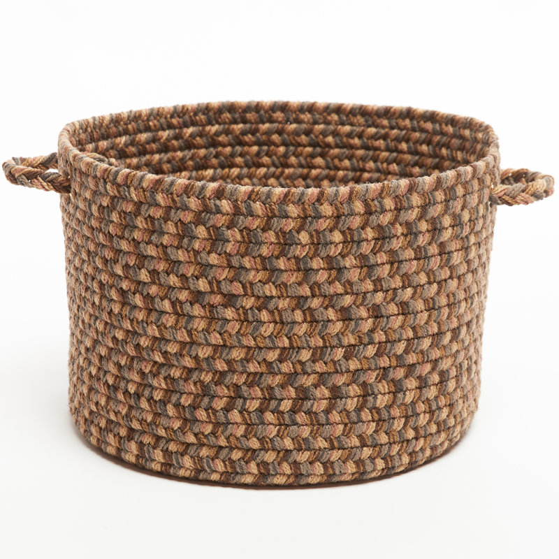 Panier en tissu Bar Harbor, H 8 po x l 10 po x P 10 po, 23 pintes, Brun