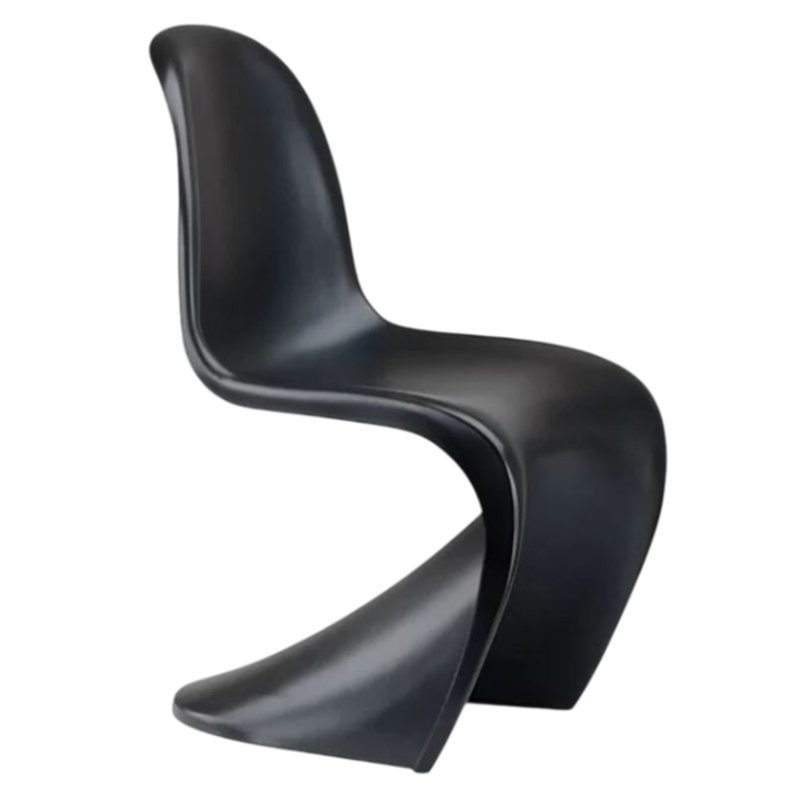 Chaise en plastique pour enfants Bongi, Noir, noir, noir, noir