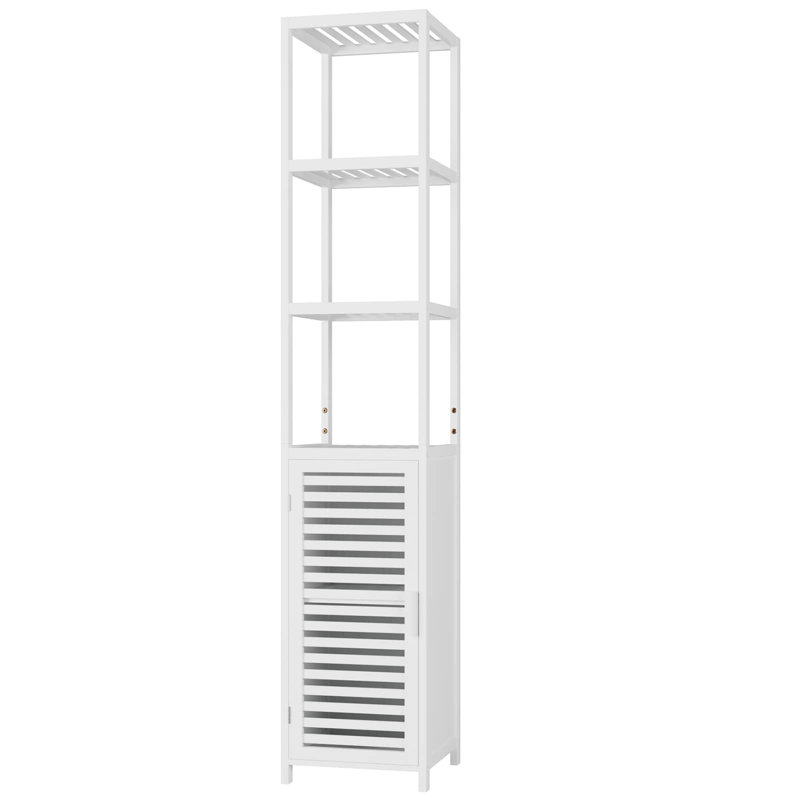 Aiert Freestanding Linen Cabinet, White