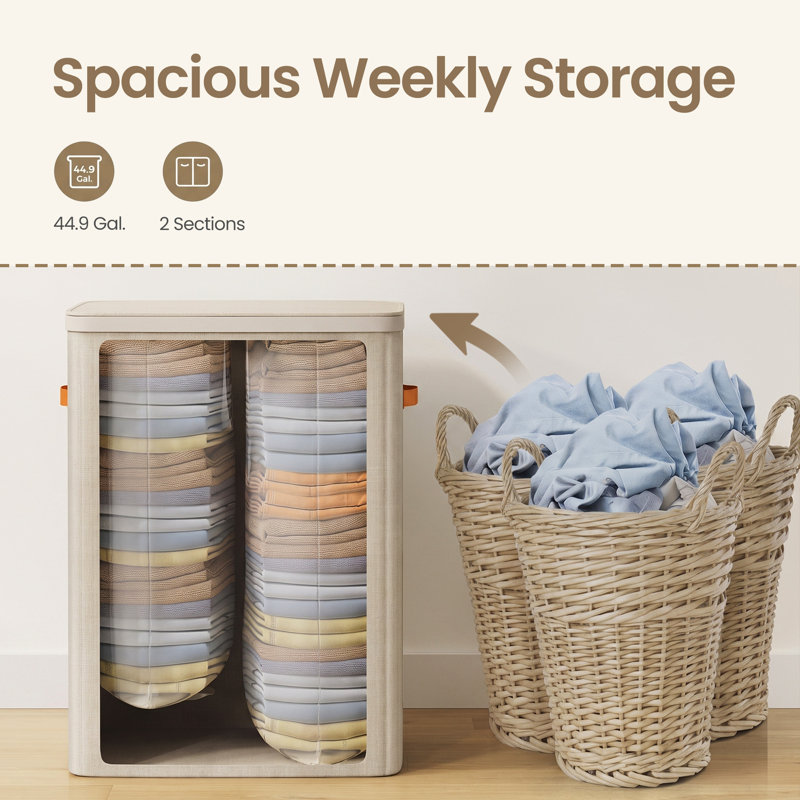 Laundry Hamper, Beige