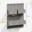 Outsunny Wall-mounted Wooden Garden Planters with Trellis-807601325