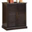 Armoire à chaussures avec tablettes réglables et portes à persiennes-615398673