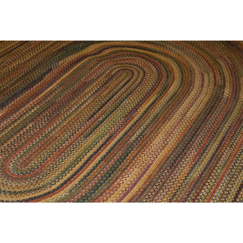 Hand Knotted Wool Area Rug in Tan