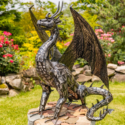 Animals Weather Resistant Iron Garden Statue