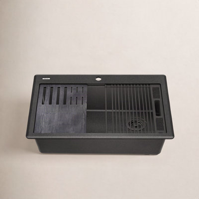 Everest™ 30" Granite Composite Workstation Sink