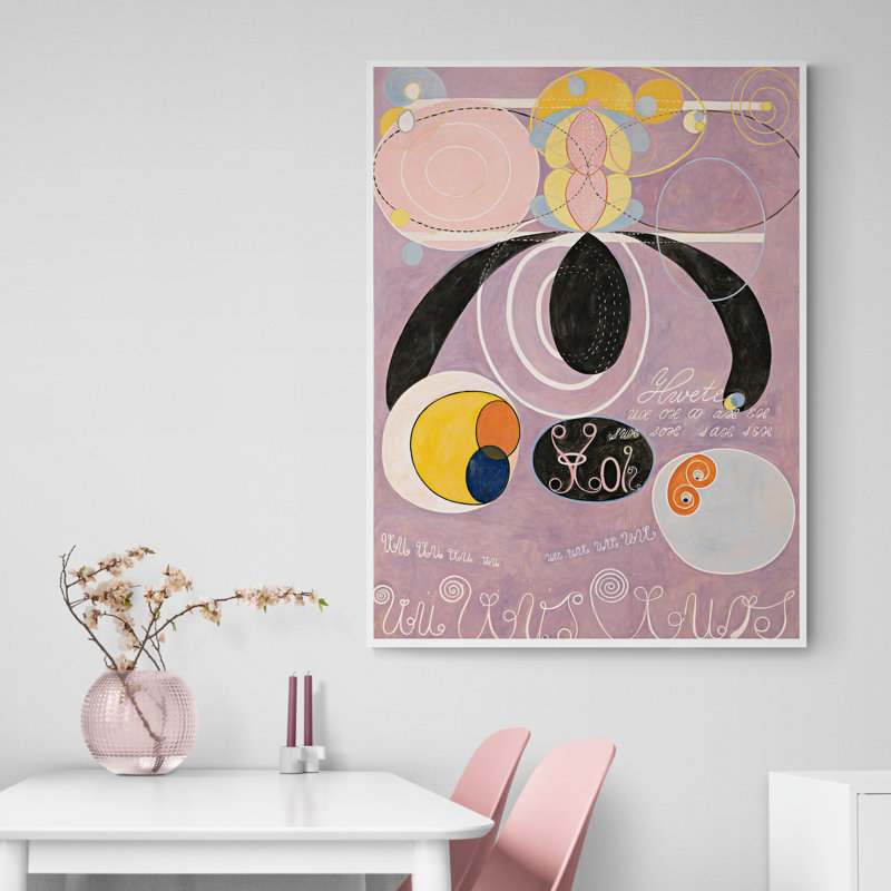 The Ten Largest No.6 by Hilma AF Klint - Wrapped Canvas Print, 41cm H x 31cm W x 4cm D