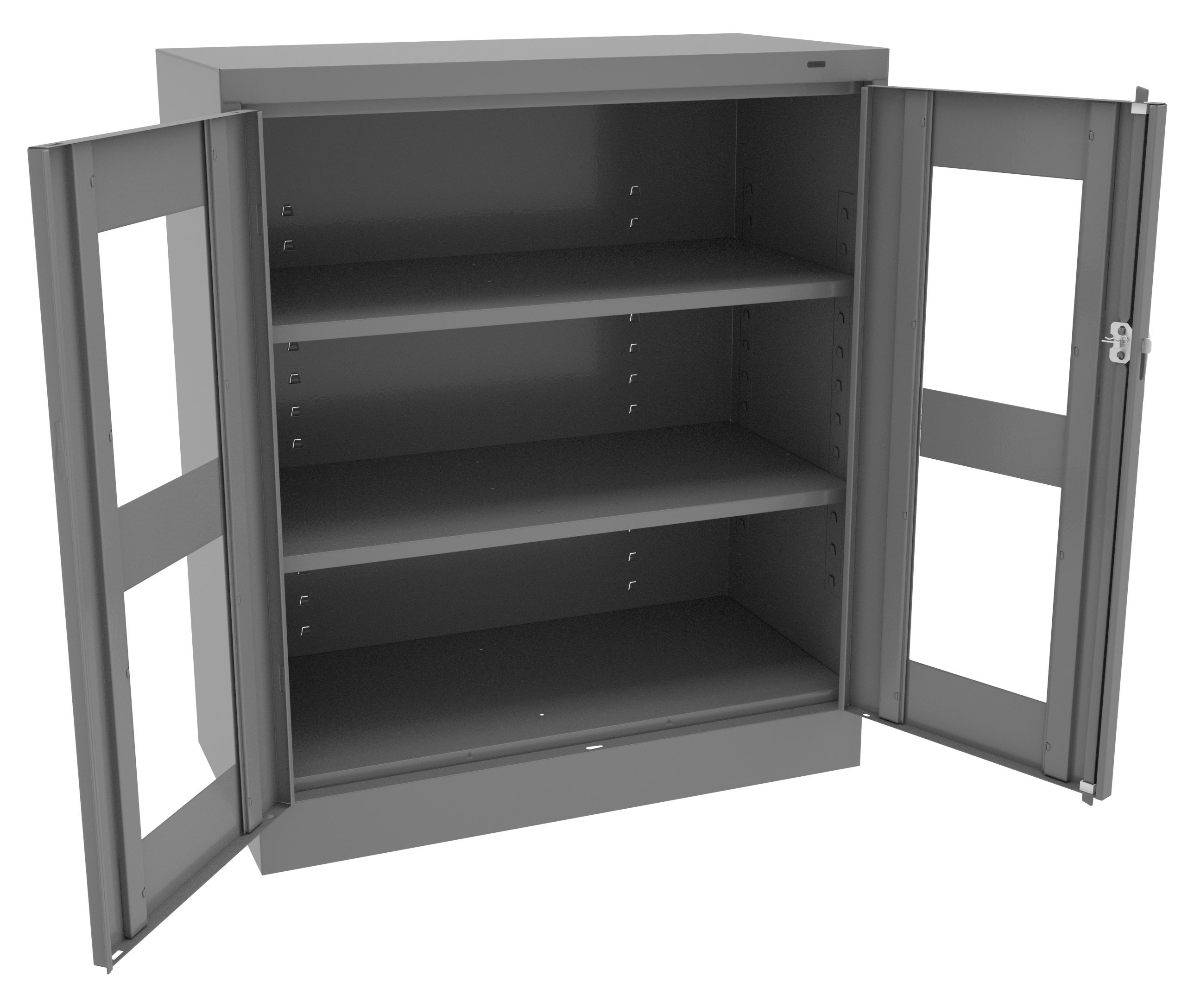 Iceberg OfficeWorks 72 in. Storage Cabinet Black