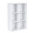Wooden 3-Tier Bookcase Book Shelf Display Storage Shelf With 6 Compartments White-1249902262