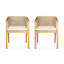 Ensemble de 2 chaises de salle à manger